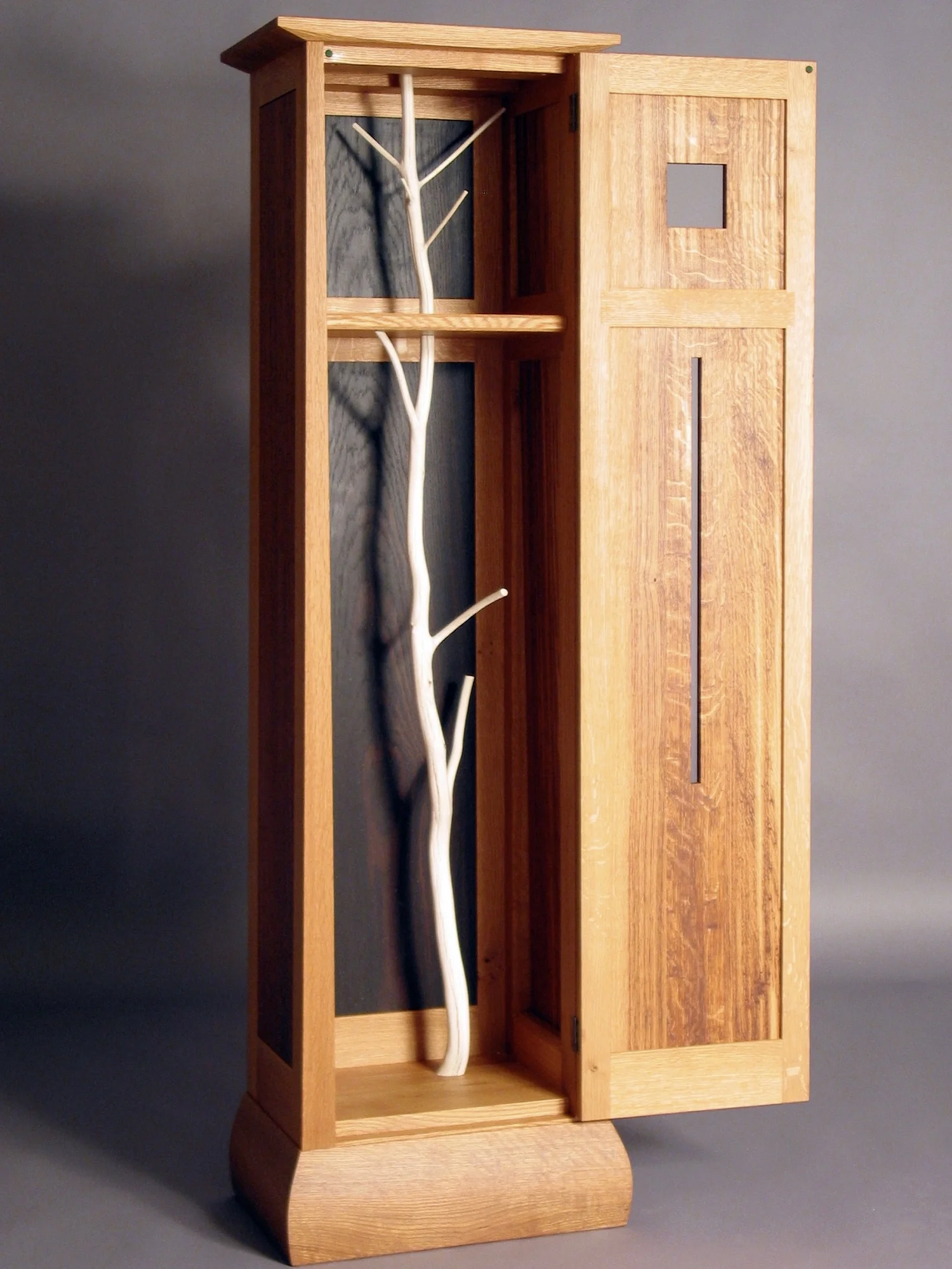 Centennial interior detail - bleached white oak sapling