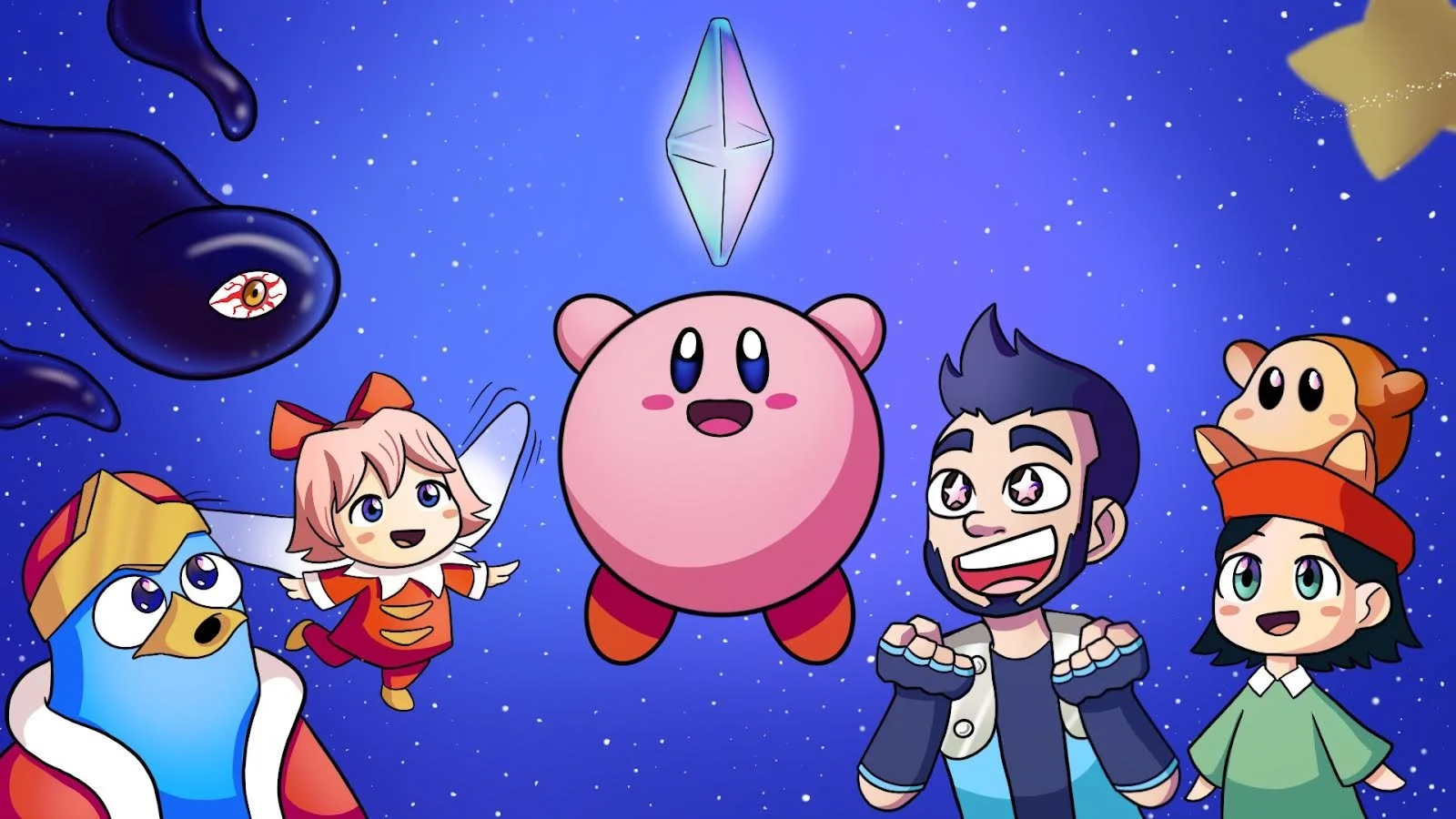 YouTube Thumbnail Commission for @Wolfkaosaun