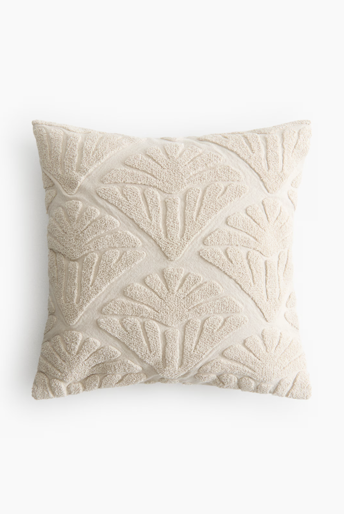 Housse de coussin à motif tufté