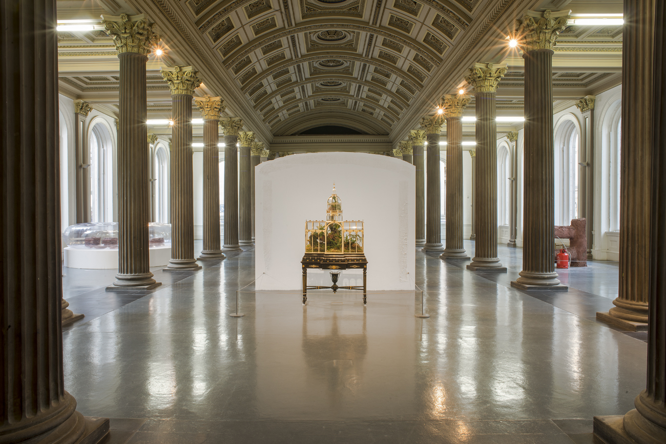 Aaron Angell Installation view Gallery of Modern Art Glasgow, 2017/18