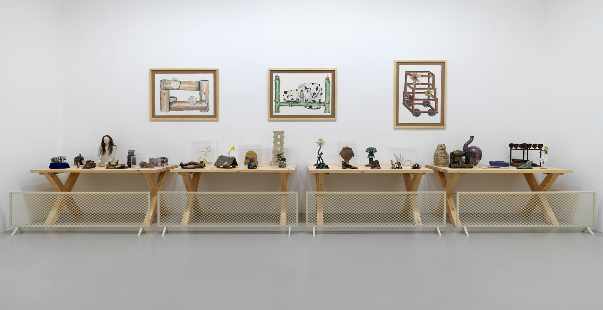   That Continuous Thing:     Artists &amp; The Ceramic Studio     1920-Today   Installation view  Tate St. Ives  2017  Curator 