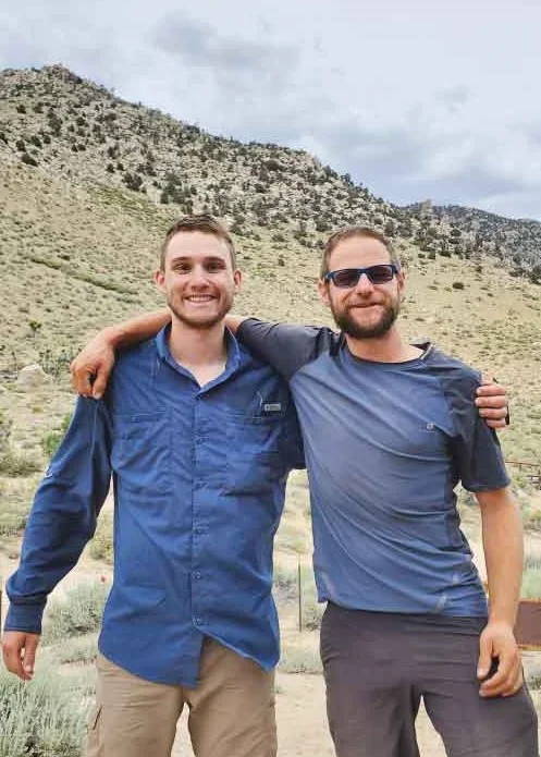 Blitz and Matthew Reunited on the Pacific Crest Trail
