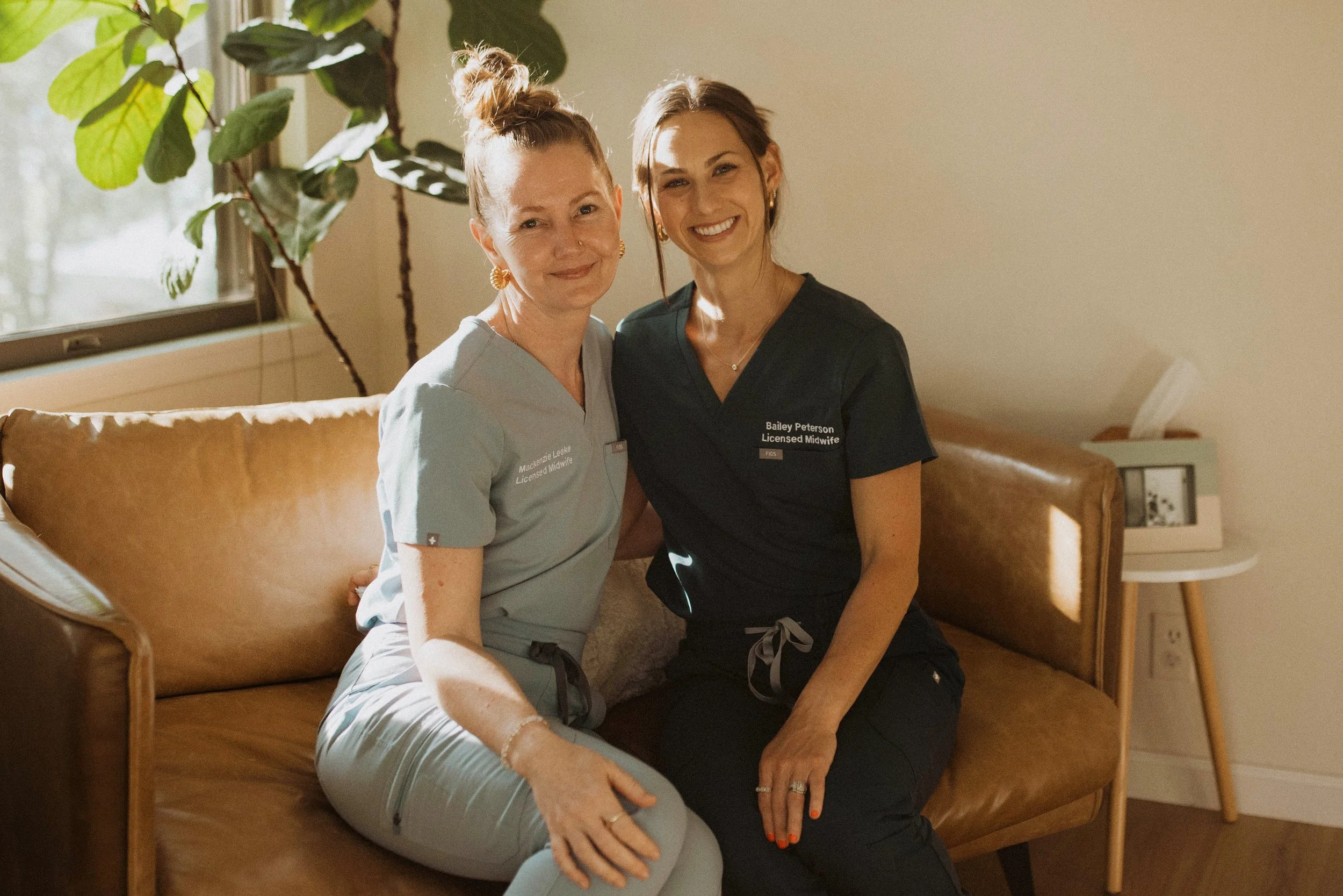 Midwives Mackenzie and Bailey