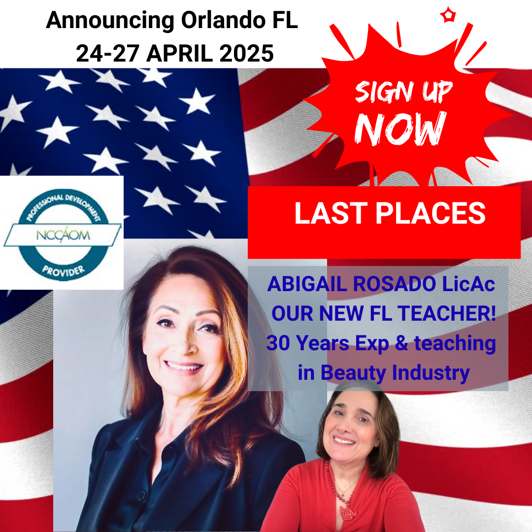 ORLANDO FL SIGNATURE- COSMETIC FACIAL ACUPUNCTURE  (part 3) and Masterclass (27th) - In Person Training.   