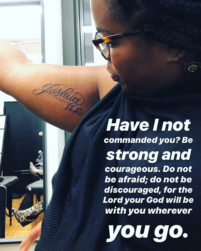 When I set my mind to something I make it happen. It&rsquo;s been way overdue to make this scripture a permanent part of me. It&rsquo;s brought be through, peace corps, grad school, and heartbreak but my strength is unmatched. Thanks @jack_deez for t