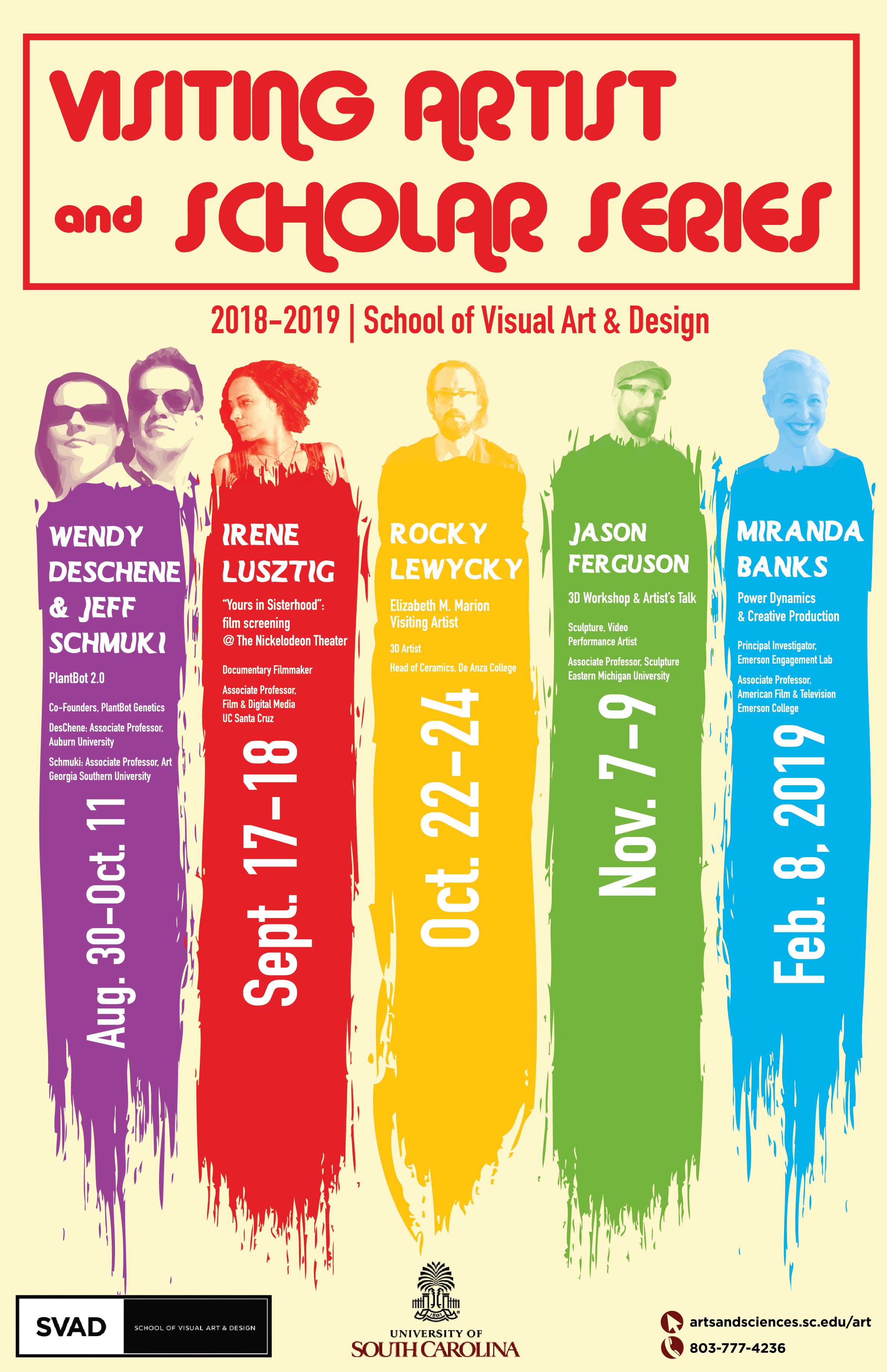 Visiting Artist &amp; Scholar Series Poster