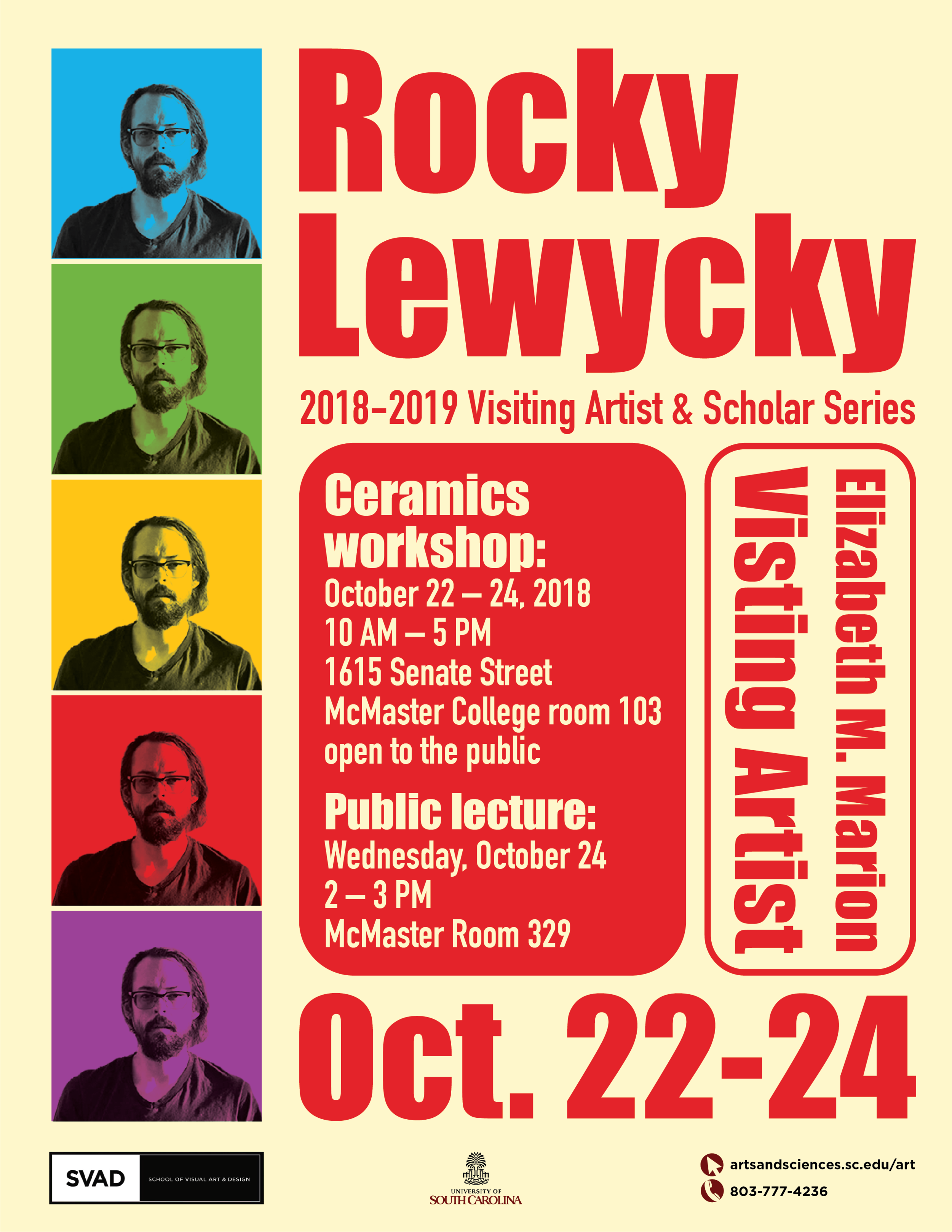 Visiting Artist &amp; Scholar Spotlight Poster