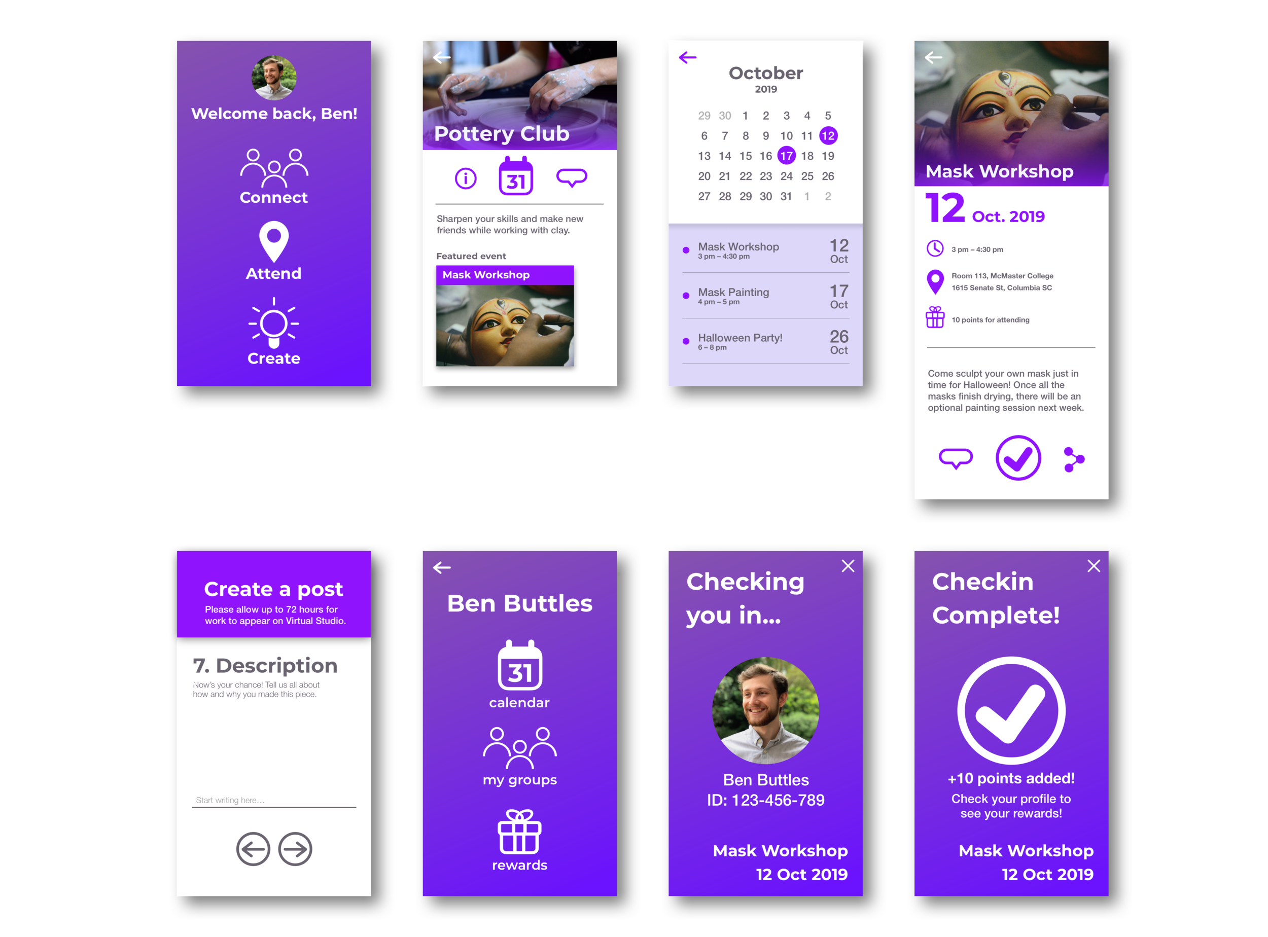 SVAD Students – loyalty & event app