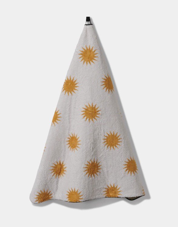 Feeling Sunny Plush Dog Towel