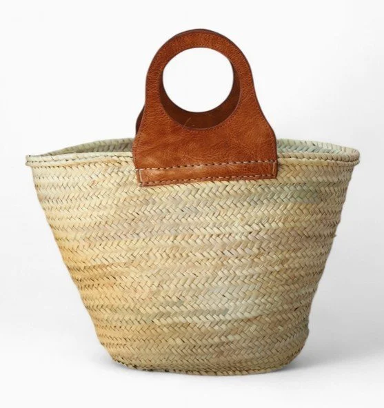 Handmade Straw Market Tote