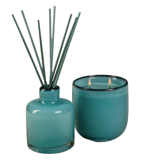 Aqua Palm Diffuser + Candle Collection
