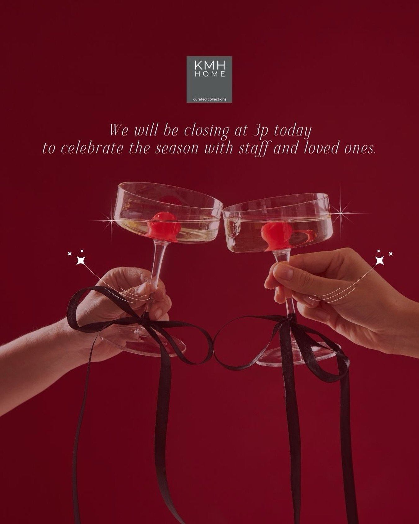 today we pause a little early to celebrate with our team and loved ones. ❤️