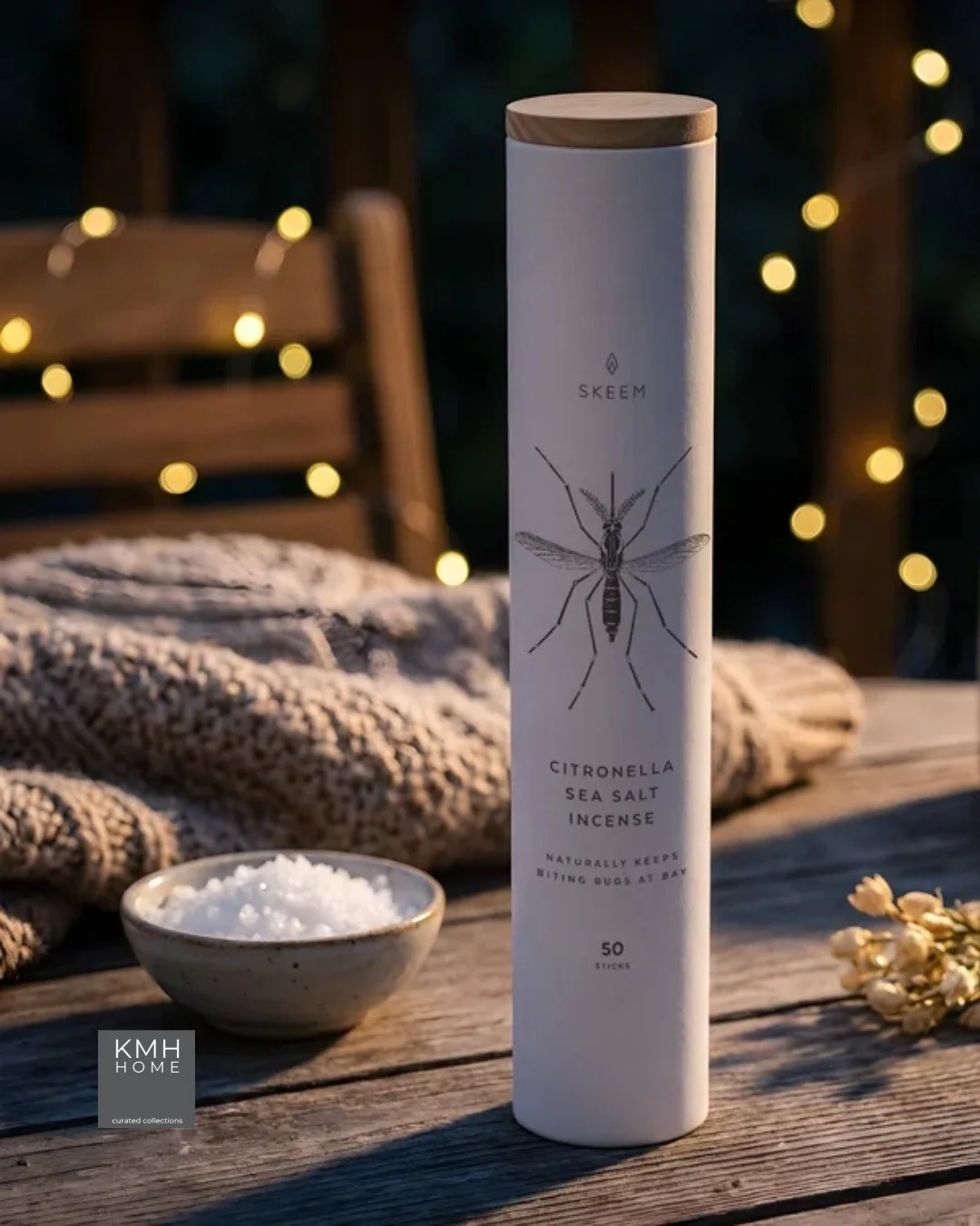 Summer time and the livin' is easy...but the pesky bugs? Not invited. The Skeem Citronella collection is back at KMH Home to keep your outdoor evenings bite-free and beautifully scented. A KMH favorite while you soak up everything we love about summe
