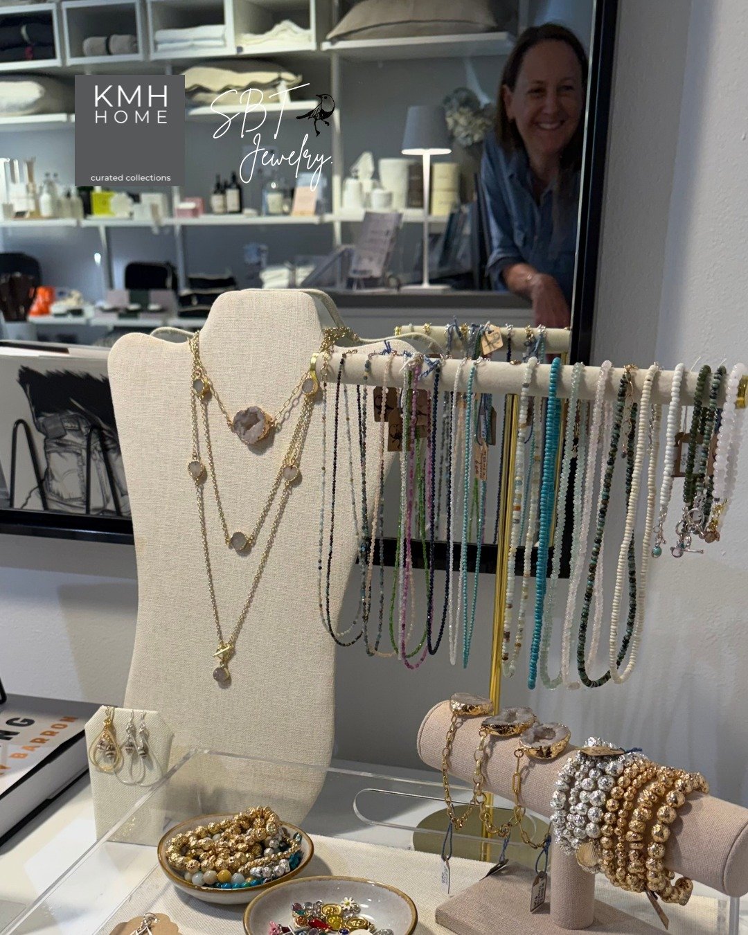Handcrafted with heart, Sara's locally handmade jewelry collection is full of effortless beauty. From delicate gemstone necklaces to stackable bracelets, each piece is thoughtfully created to mix, match, and tell your story. 💛