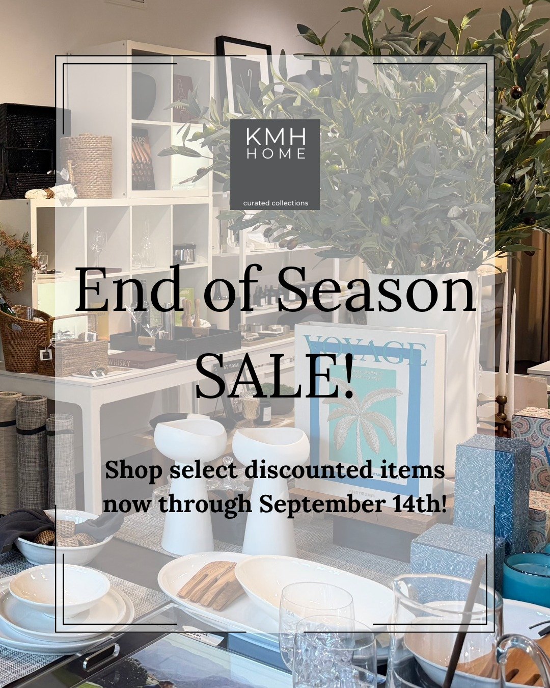 Labor Day Weekend is here and so is our End of Season Sale! ☀️ Enjoy the long weekend and we'll see you soon! 🤍