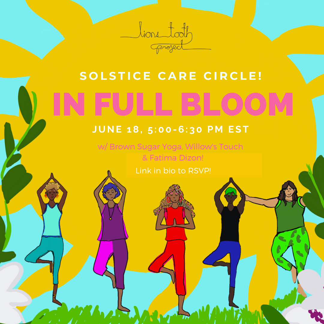 Virtual Solstice Care Circle: IN FULL BLOOM