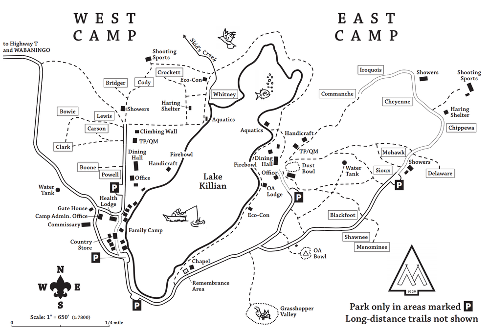 Maps of Camp — Ma-Ka-Ja-Wan Scout Reservation