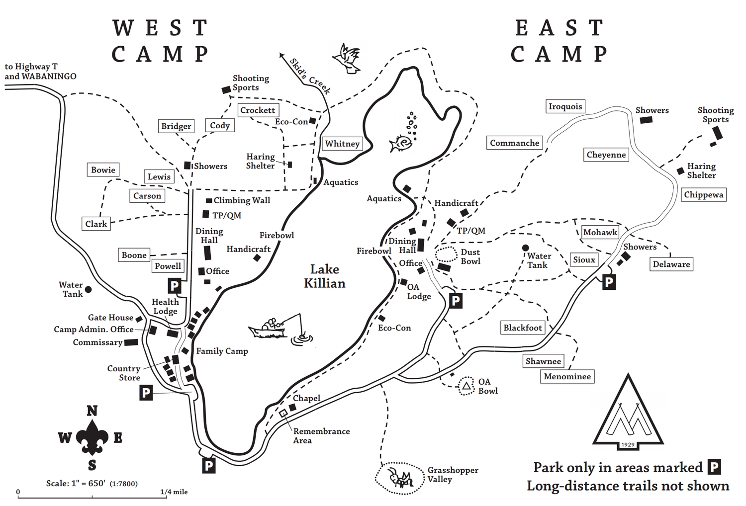 Maps of Camp — Ma-Ka-Ja-Wan Scout Reservation