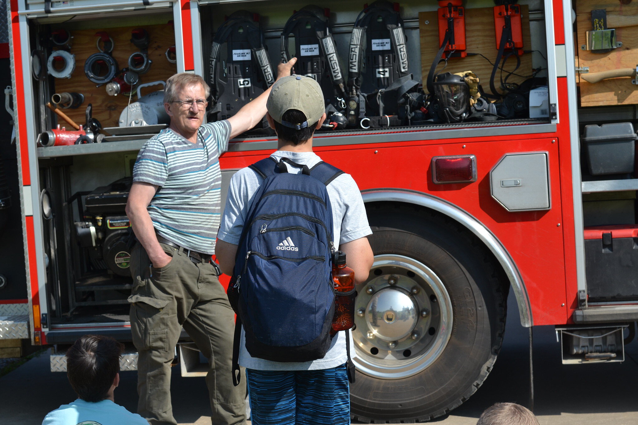 Wee Woo, Wee Woo!🚒🧯🔥👨&zwj;🚒

Ma-Ka-Ja-Wan Scout Reservation is fortunate to be within walking distance to the Pickerel Volunteer Fire &amp; Rescue Station 3, near our main entrance, and our e. Here are some pictures of our Scouts getting the opp