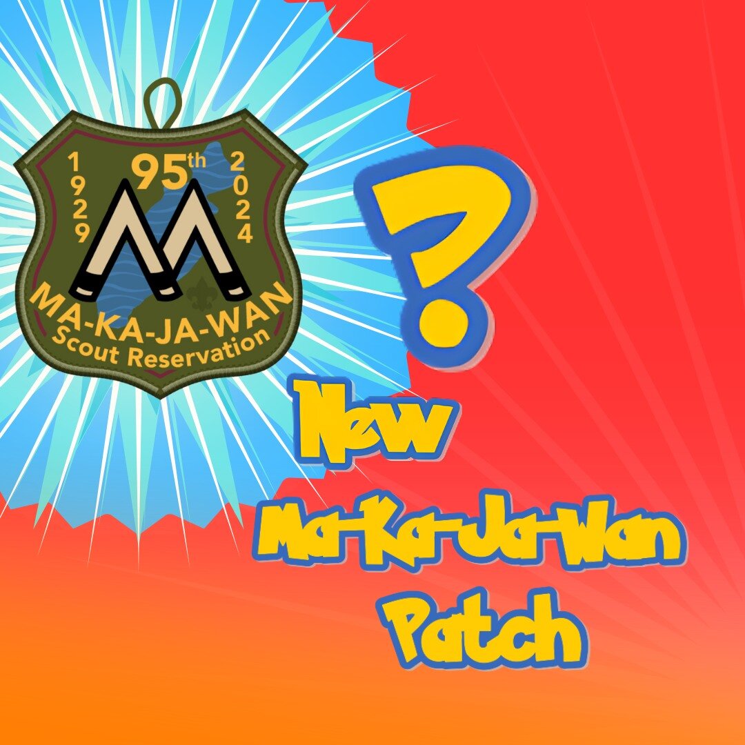 🔥Flameo, Hotman!🔥
Feast your eyes on this year's camp patch!

All registered camp participants at Ma-Ka-Ja-Wan will receive one as a part of their registration. 

Just visiting camp? Make sure to stop into one of our Trading Posts this year to get 