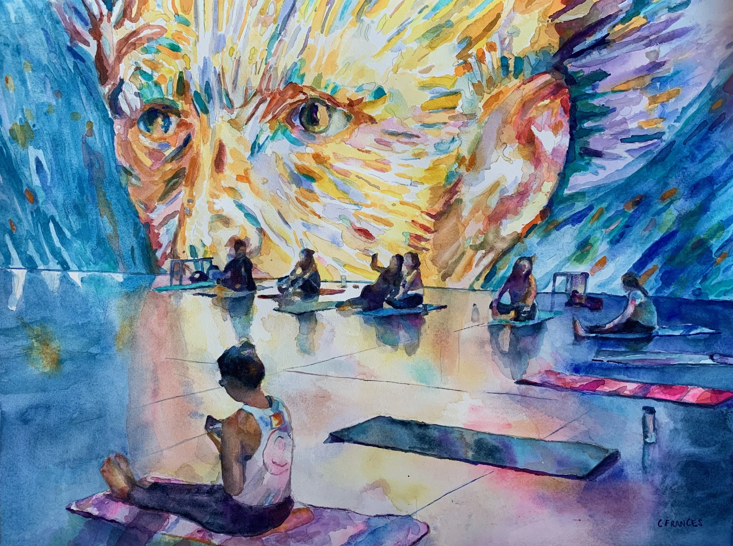 Preparing for Vincent Van Yoga