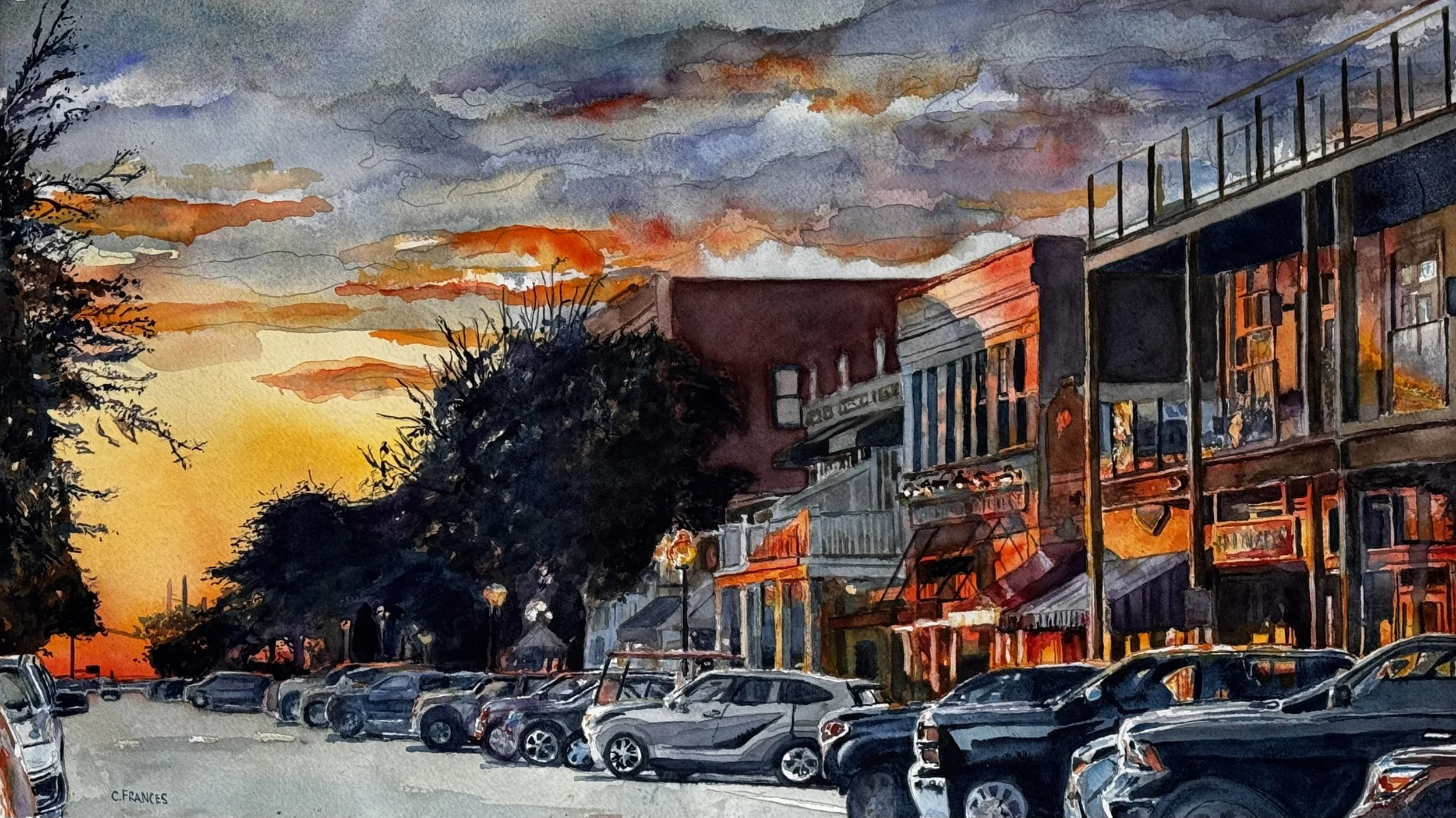  “ The sunset was a visual Zen.&nbsp; I was not thinking of where I just was, where I was going, nor if I was blocking traffic as I stood in the middle of the street.&nbsp; I was lost in the moment, in awe of the world around me.&nbsp; Eventually, I 