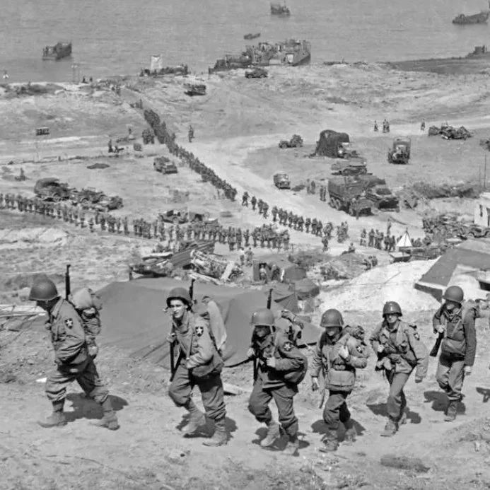 Arrived at Omaha Beach July 23rd 1944