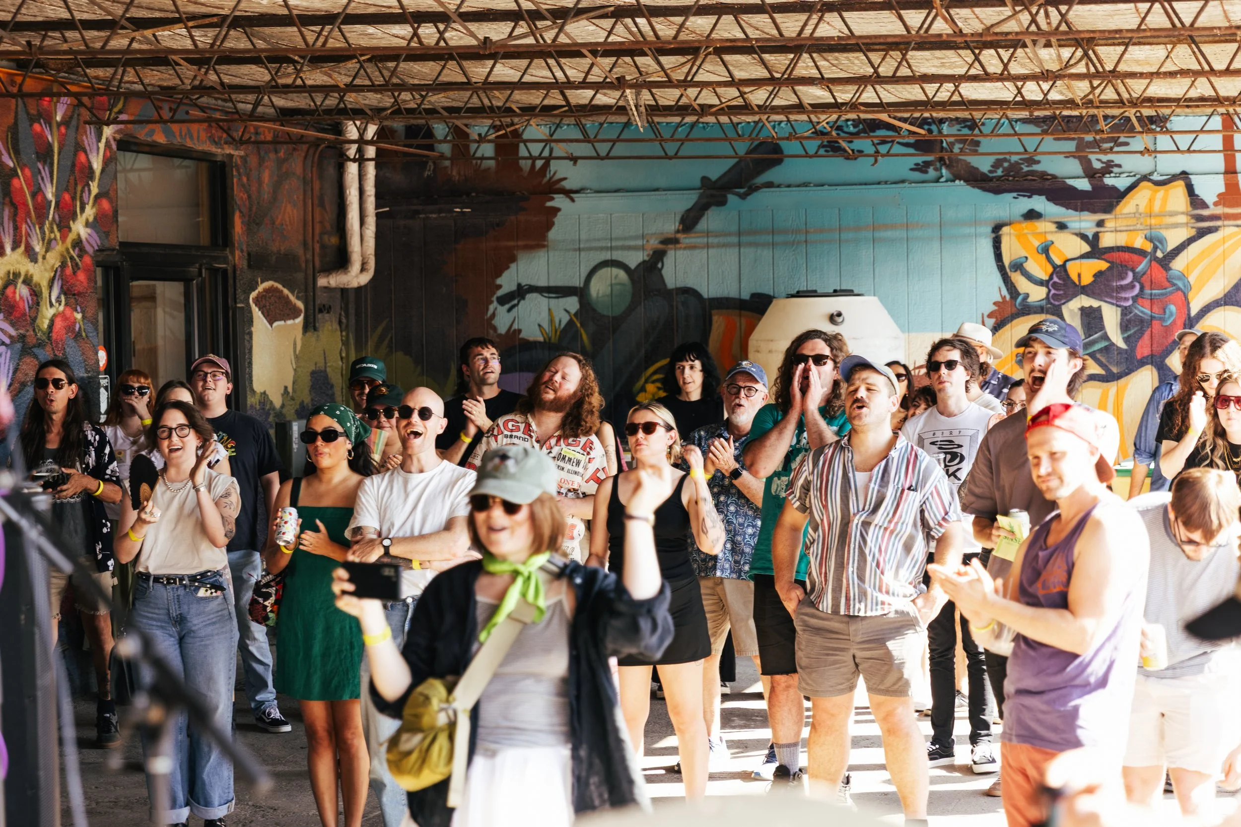 Audience at Flew The Coop Fest 2026 - Photo by Haley Mullenix