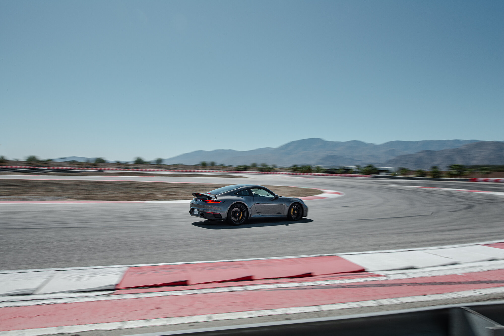 Porsche 911 Turbo S at The Thermal Club