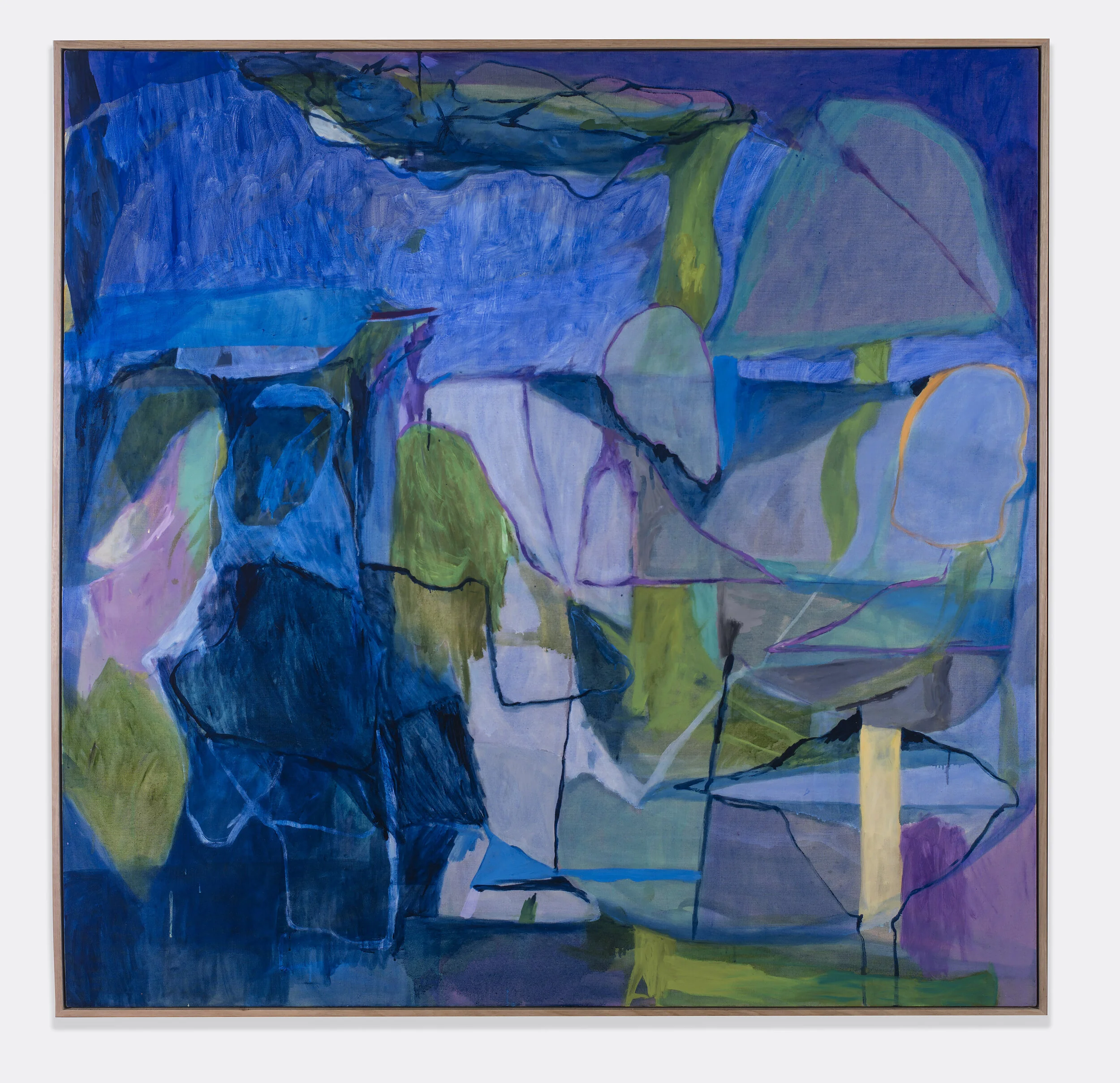 Four, oil on linen, 150 x 150 cm