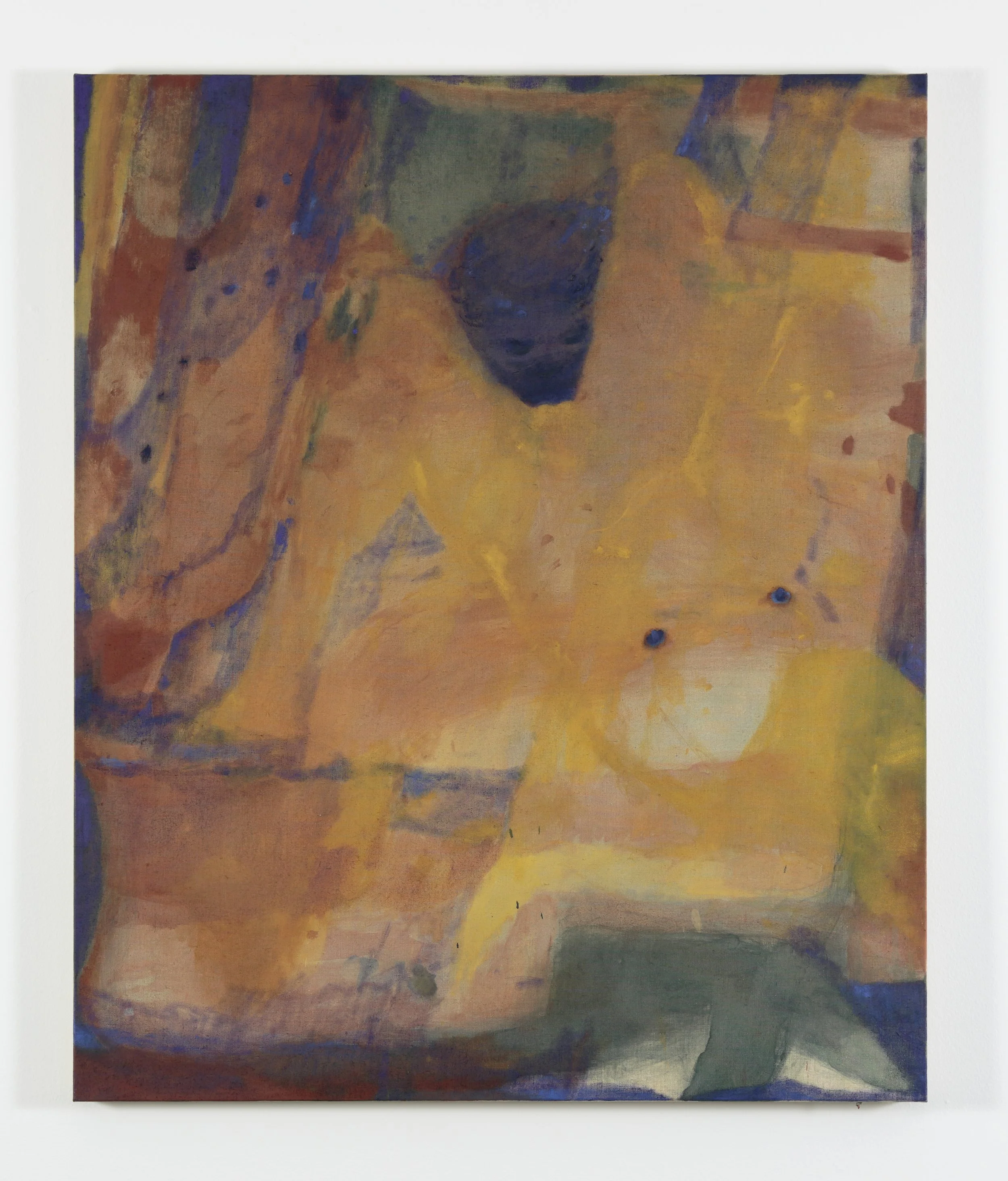 Yellow Bedroom, 2022, Oil on Linen,  115 x 97cm 