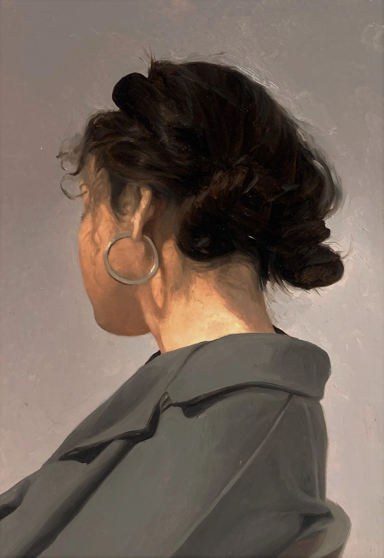Portrait with earring
