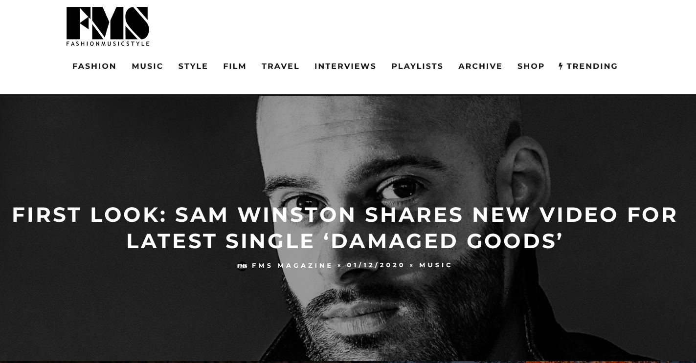 FMS Magazine Premieres The "Damaged Goods" Music Video 