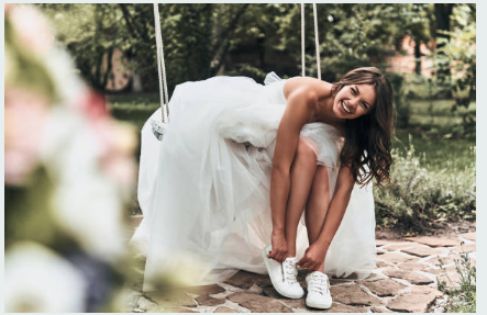 “sorry whilst I just walk the dog before my wedding!”