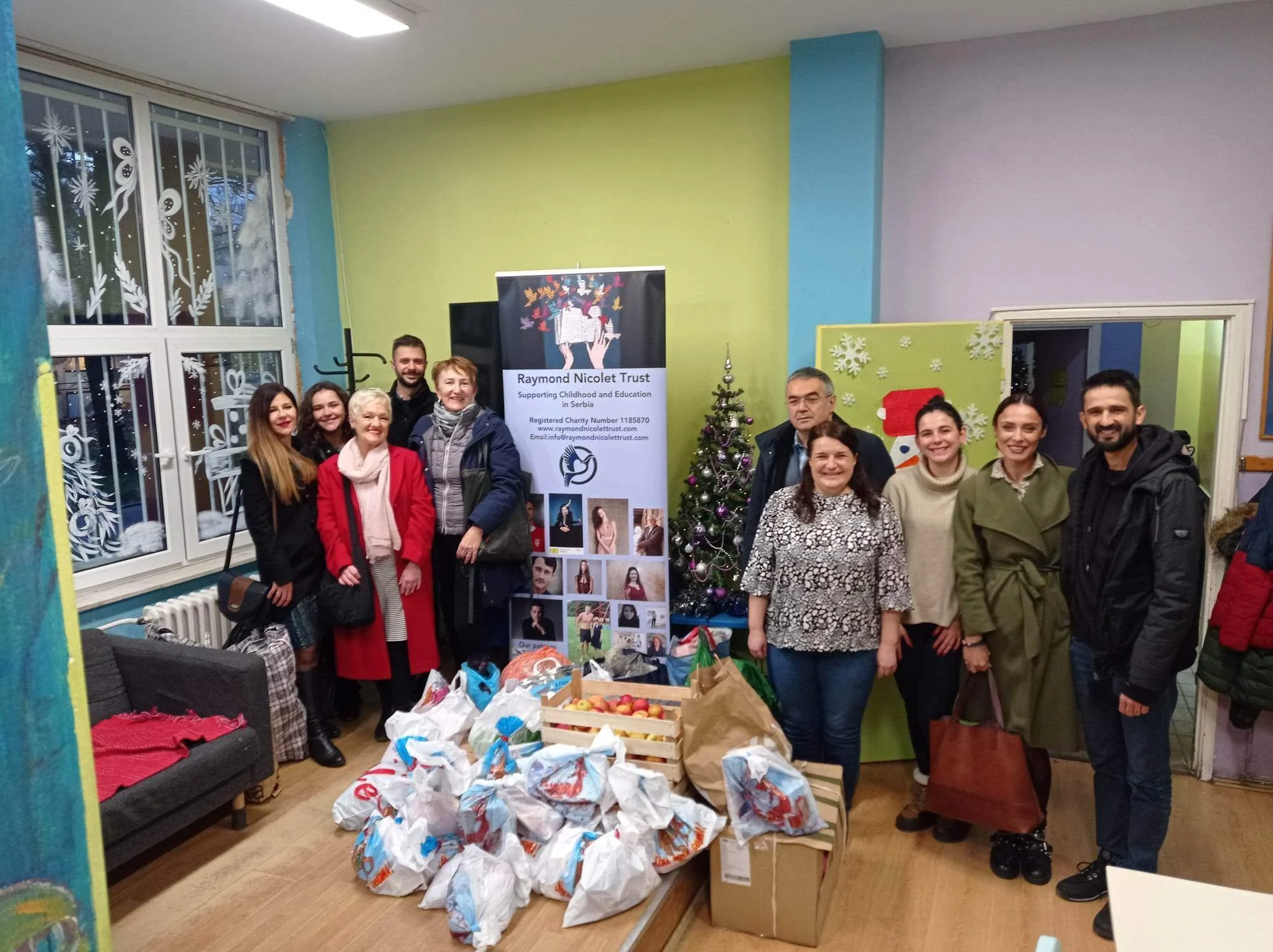 New Year's gifts for the Center of Youth Integration of New Belgrade