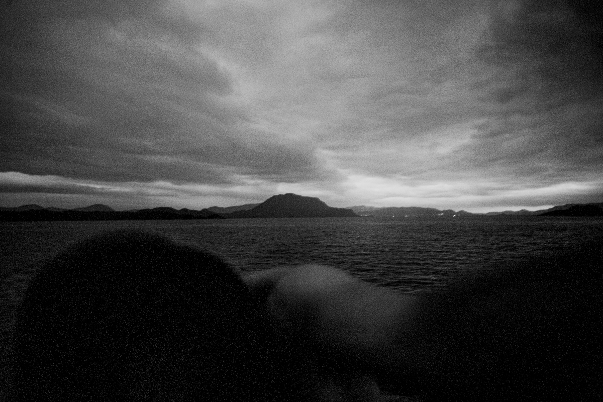 Self portrait - Pier of Halsnoy. 2012.