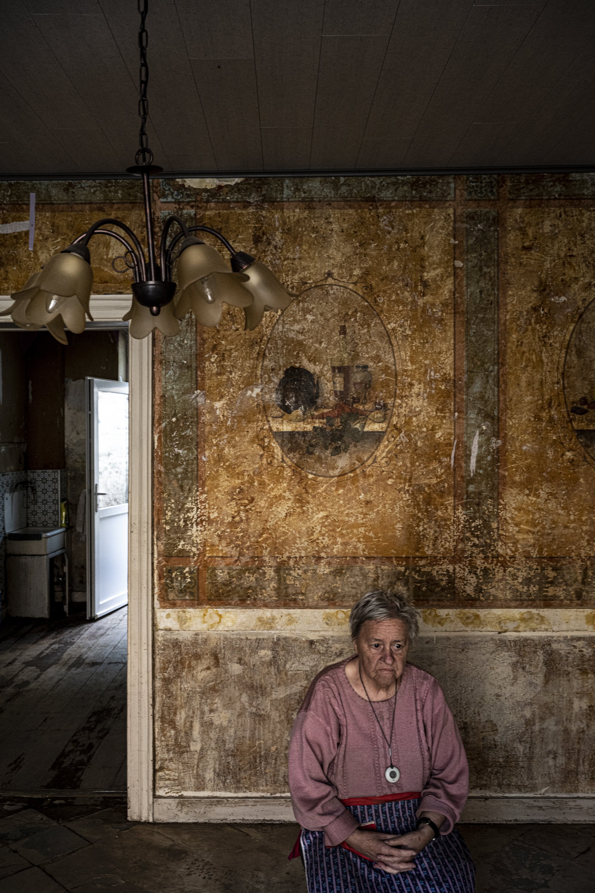  The victims are still clearing out their houses after the most massive floods that Belgium has ever known. Commune of Verviers. Belgium on July 20th.Madam Vanstraelen. She said " I lost my husband, and now this. I have nothing left." 