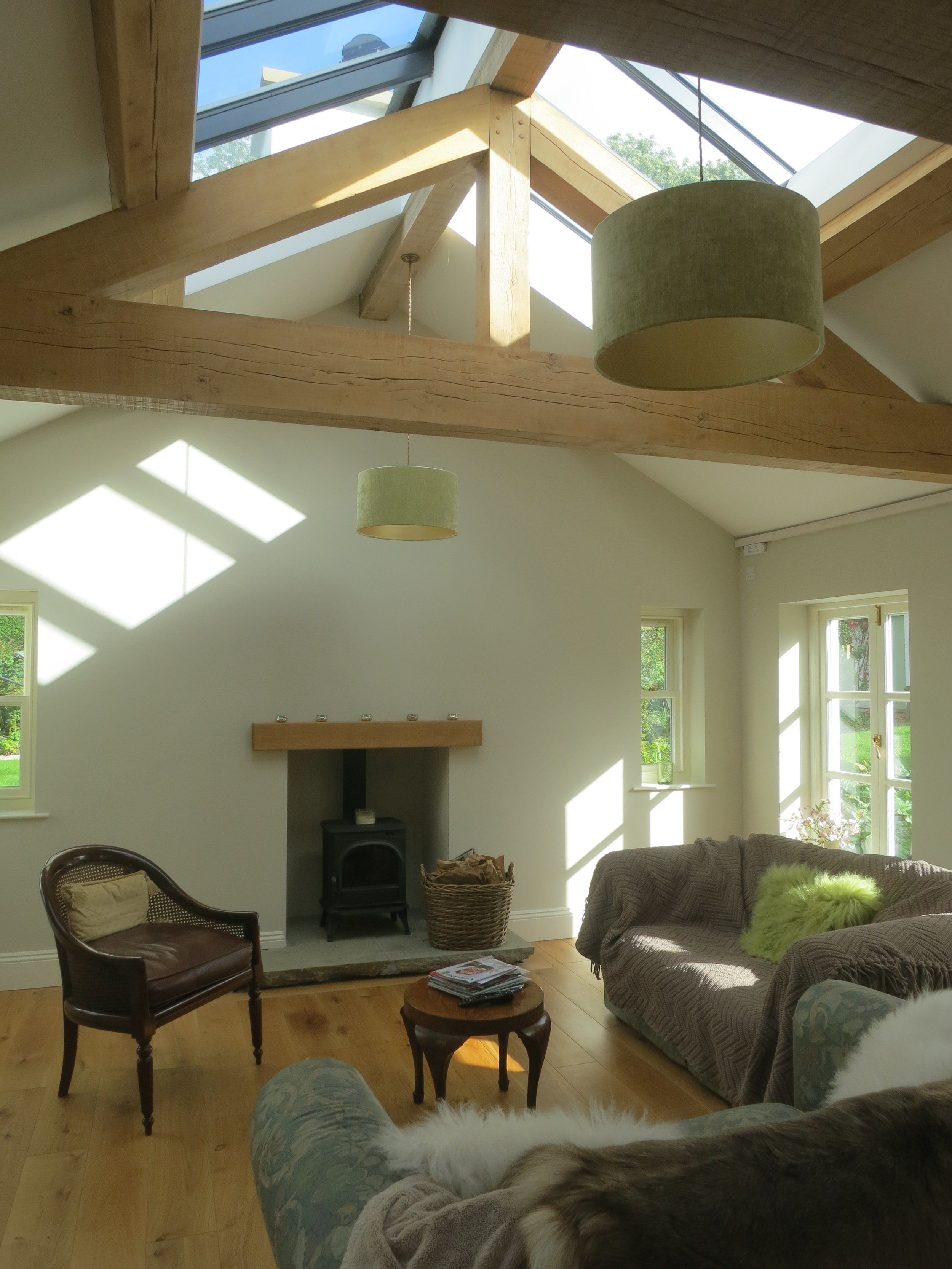 Completion of an extension to a Grade II Listed House