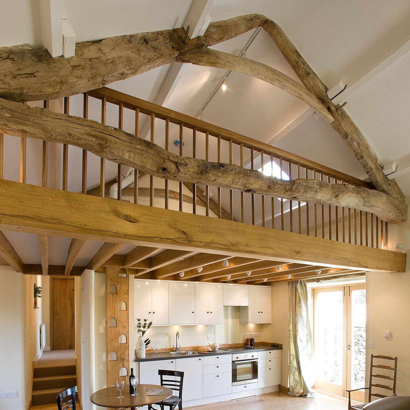 Barns can make beautiful homes, but often require some original thinking! Kitchen mezzanines can be an effective technique to provide interesting spaces, whilst avoiding the sub-division of a barn&rsquo;s dramatic open volumes. How do you divide your