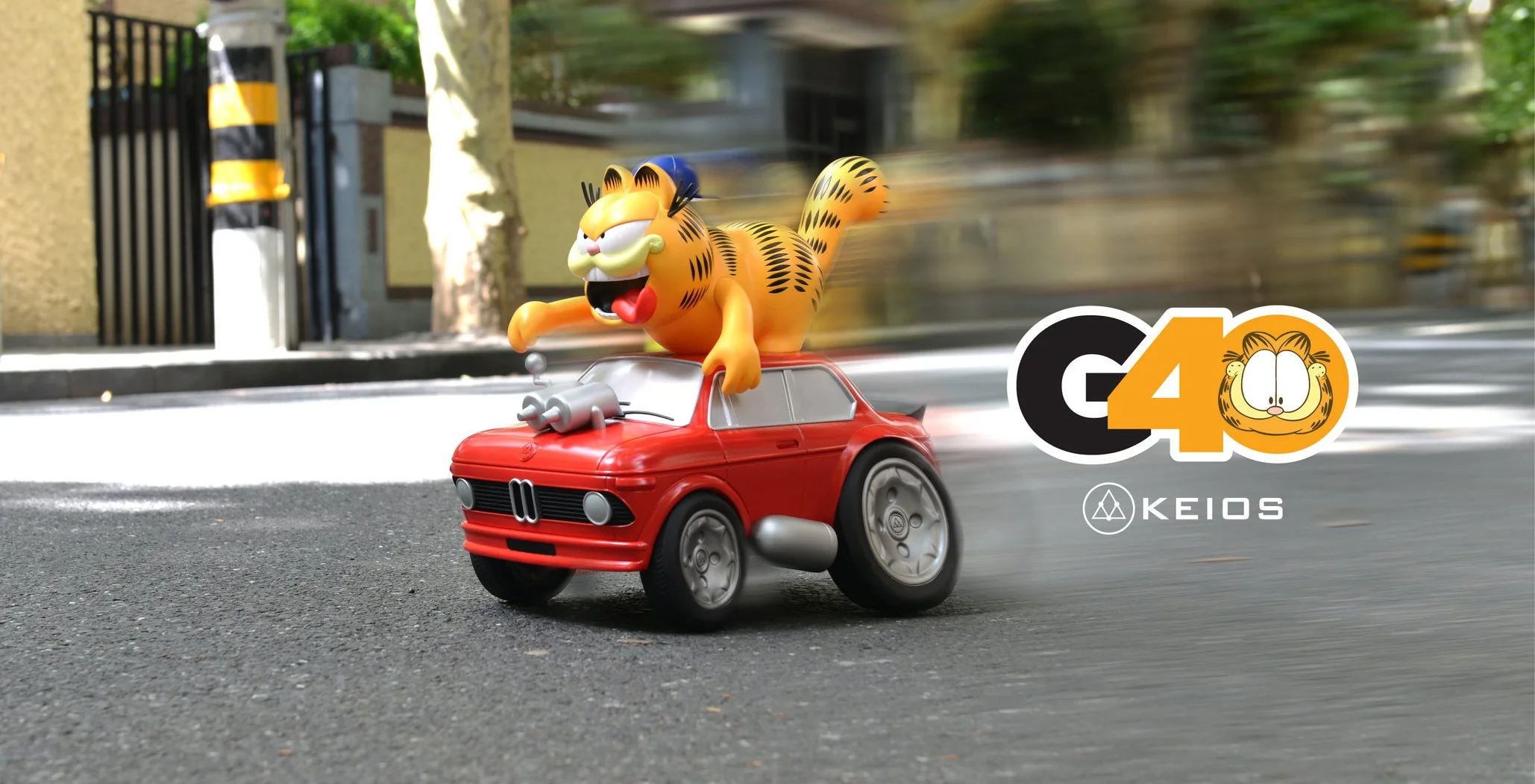 MAXSPEED. GARFIELD 40th Anniversary G40 Exhibition. Exhibited in Hong Kong in 2018, and Taipei Chiang Kai-shek Memorial Hall in 2019.