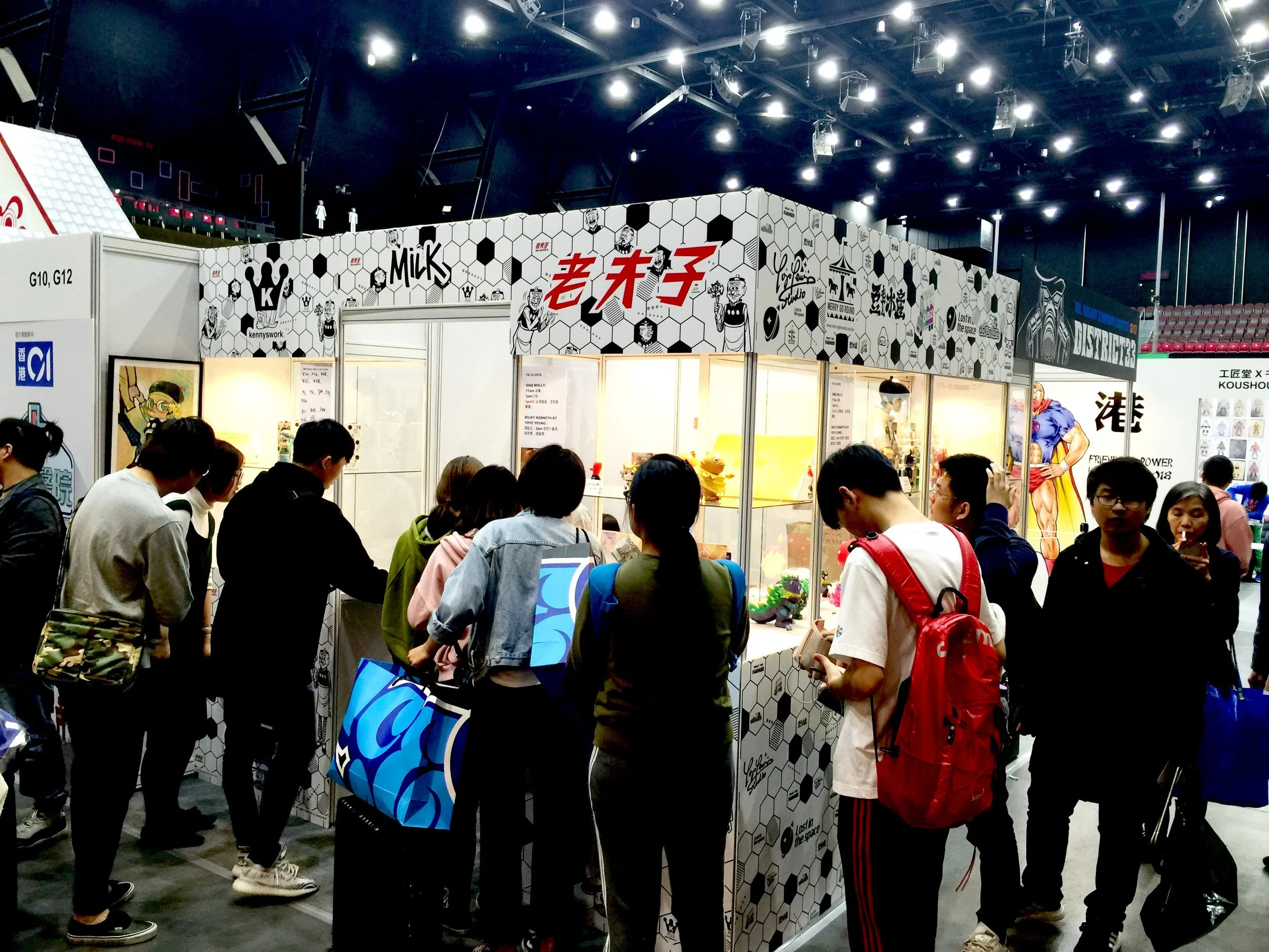 MILK CARGO Booth at TOYSOUL HK 2018