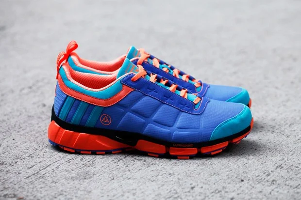 PURPLE SWAMPHEN. VEIL x adidas Oscillate Warm Trail Runners. One of three brands globally invited to design exclusively for Germany.