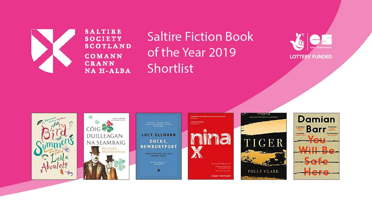 You Will Be Safe Here shortlisted for the Saltire Fiction Book of the Year!