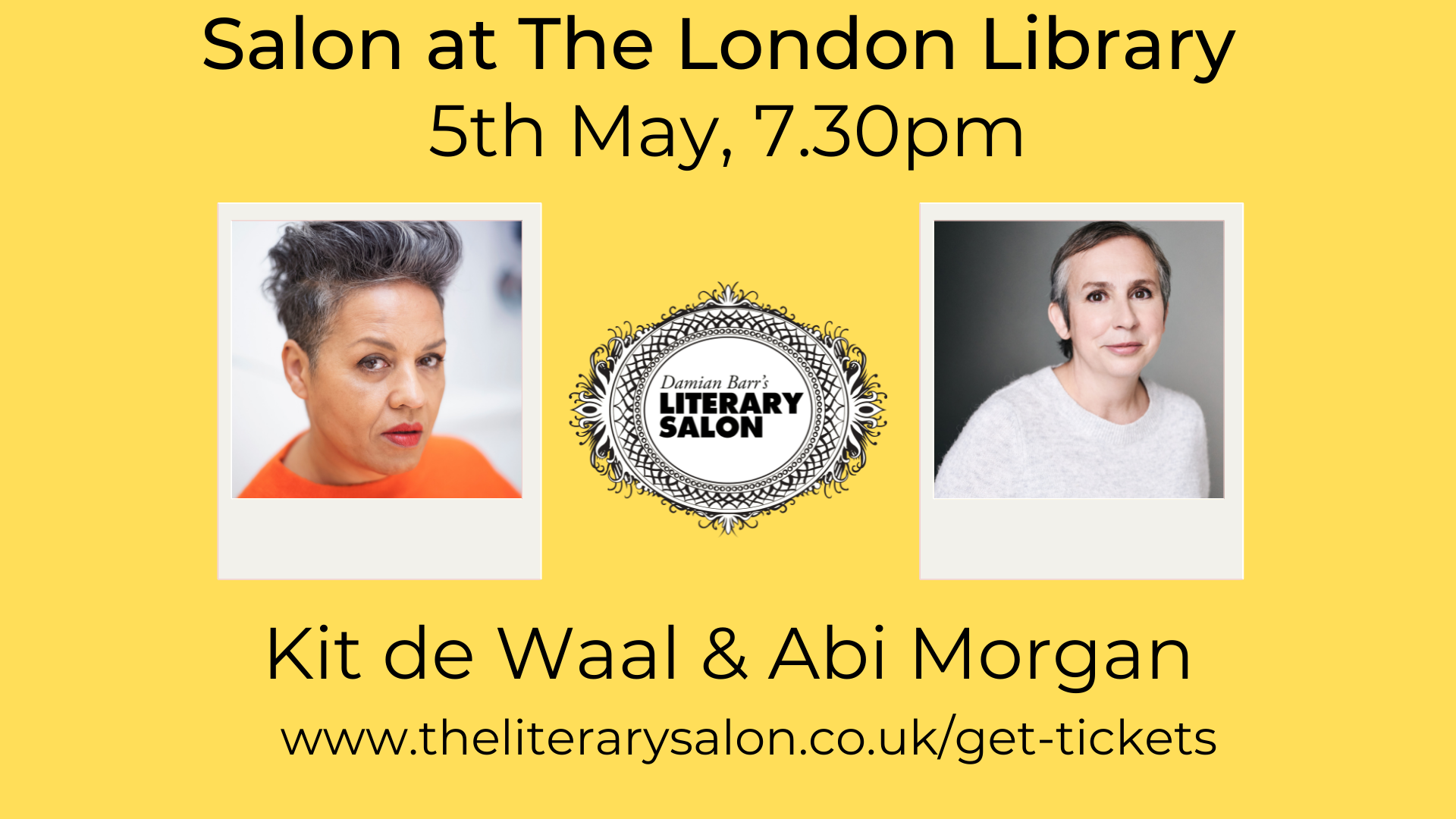 World premieres from Kit de Waal and Abi Morgan at The London Library