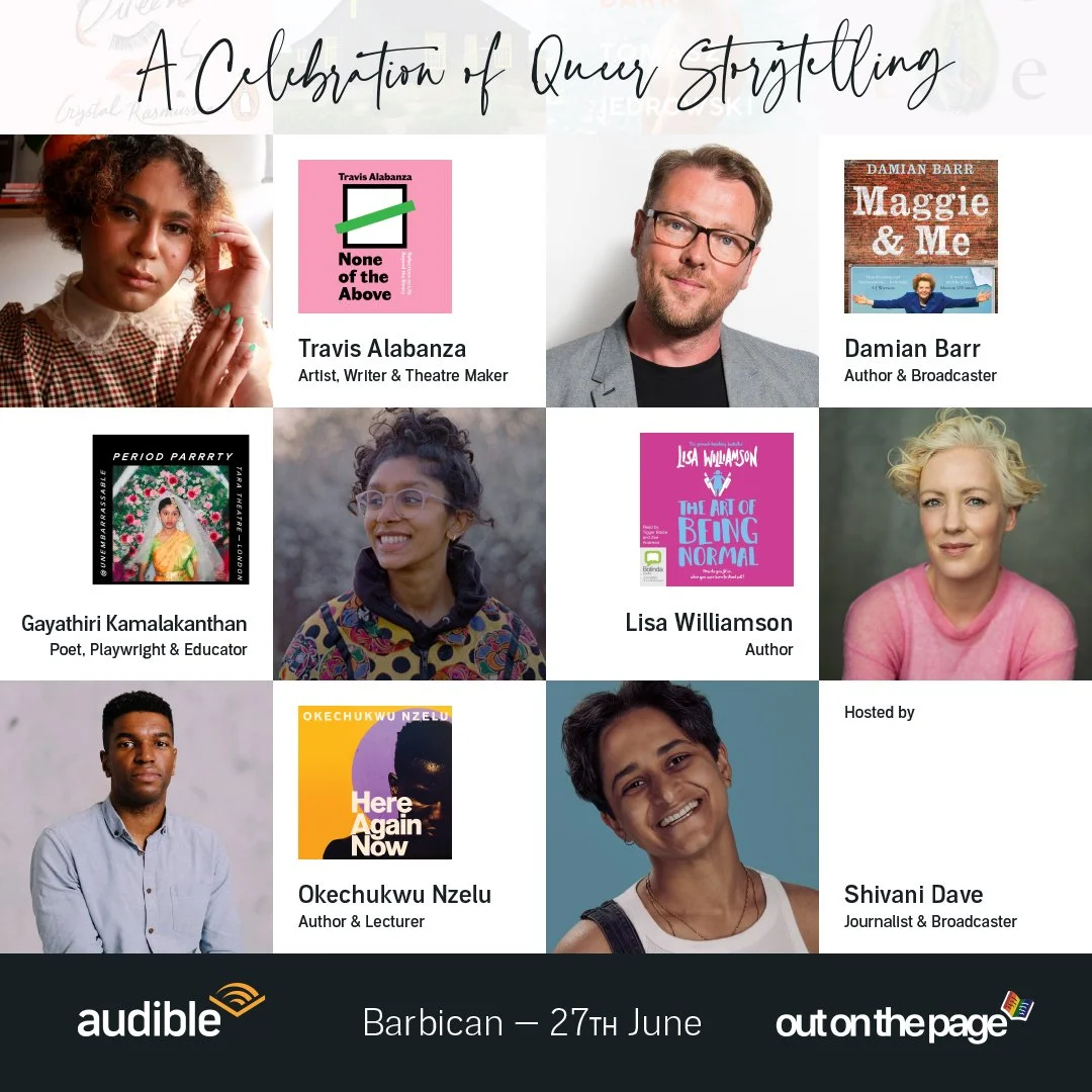 Audible x Out on the Page – a Celebration of Queer Storytelling