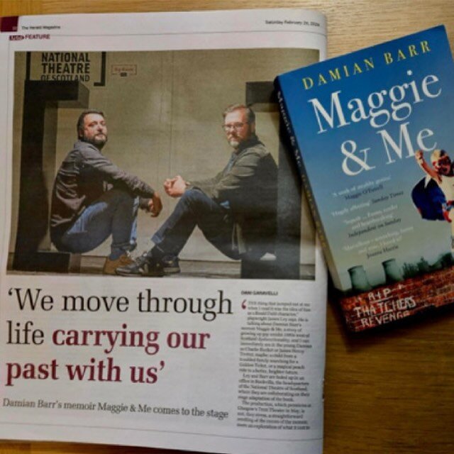 The past is always with us. As, I believe, is the future. The present is about reconciling the two.

Thank you @danigaravelli for this really thoughtful interview @theheraldscotland with me and my co-writer @instayamas @ntsonline with cameos from our