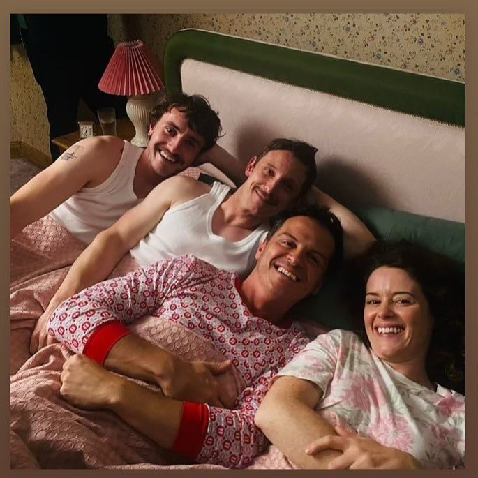 Four in the bed and the little one said, gay trauma, gay healing! 🎶 

I love this moment of frivolity from the filming of All Of Us Strangers. I&rsquo;m still thinking about what it means to see our stories on the screen, the stage, the page. Still/