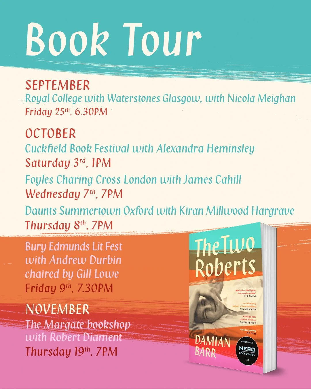Paperback tour!