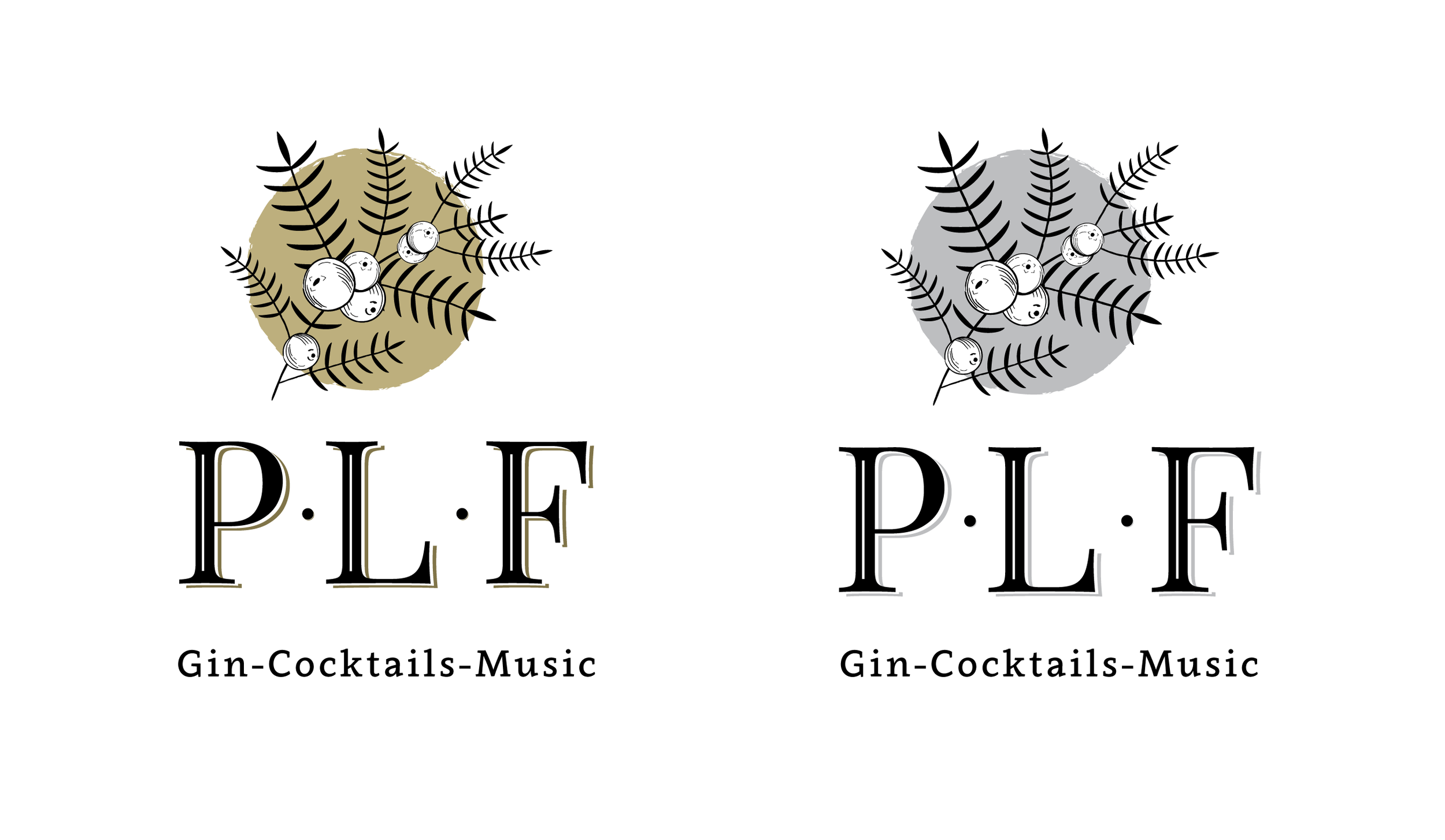 Logo concepts 1 - Mustard and Grey