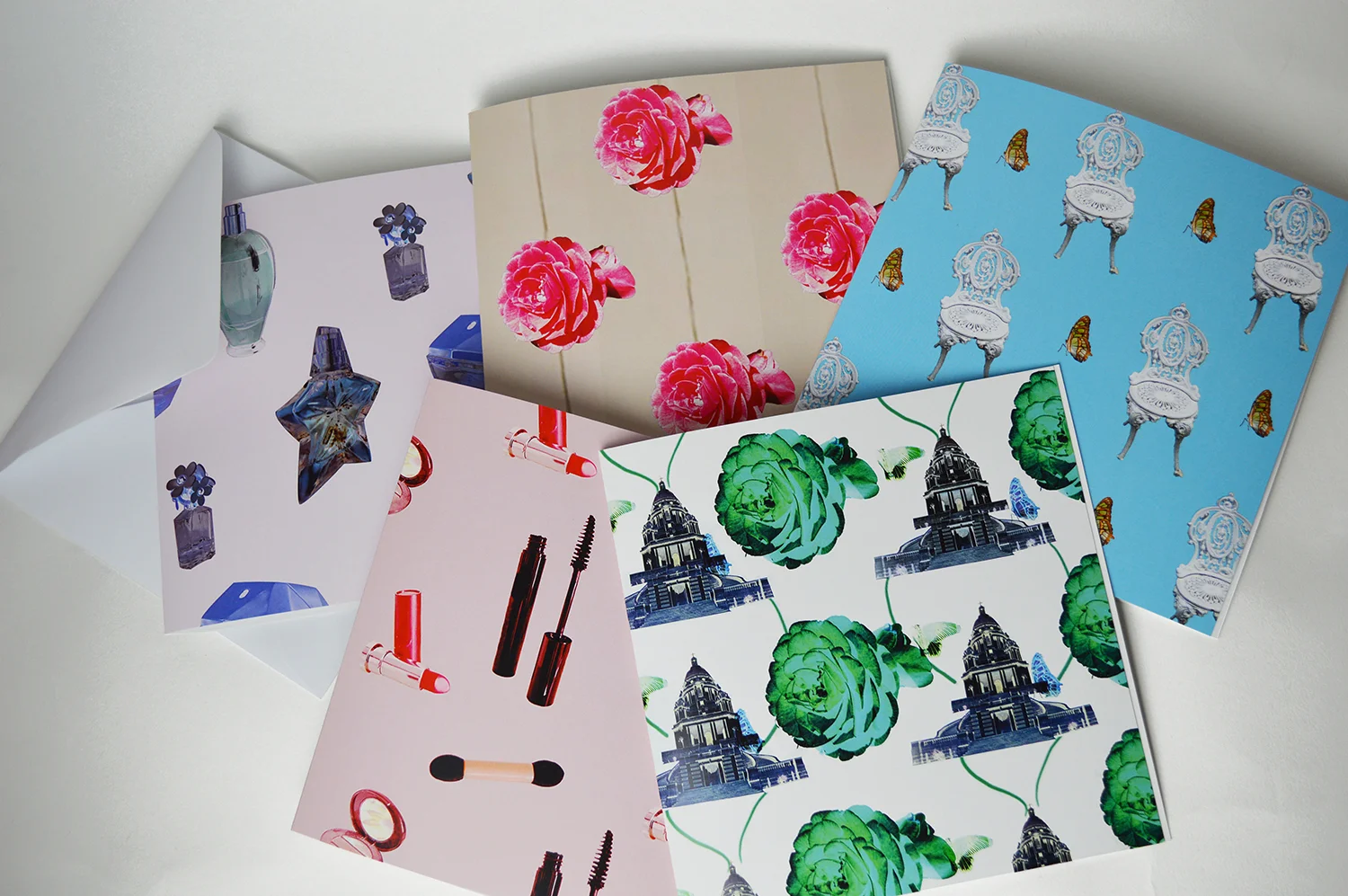 Collaged cards available to purchase from my Etsy shop